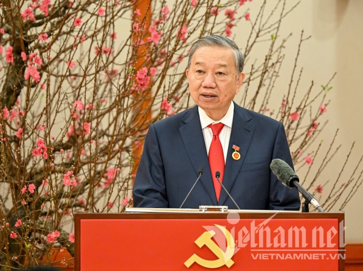 Tổng Bí thư Tô Lâm phát biểu tại buổi lễ