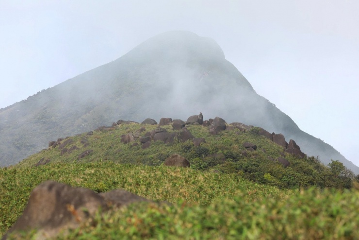 Mùa Xuân về, Pa Thiên - Voi Mẹp mờ ảo trong làn sương mỏng. Con đường dẫn vào rừng Trường Sơn trở nên mềm mại hơn, khi nắng xuyên qua tán cây, chiếu xuống những phiến đá phủ rêu xanh non.
