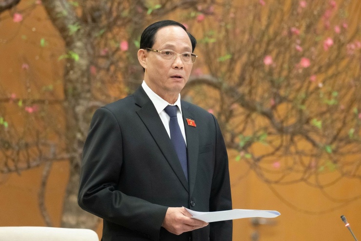 Phó Chủ tịch Quốc hội Trần Quang Phương phát biểu. Ảnh: Quốc hội