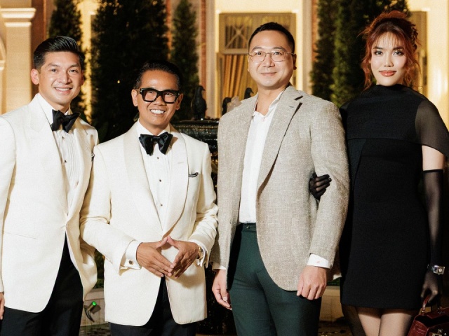 Lan Khuê xách túi nửa tỷ đồng thăm dinh thự 2.000 m2 của NTK Thái Công