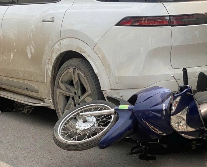 Hiện trường vụ tai nạn trưa 28/1. Ảnh: Việt An