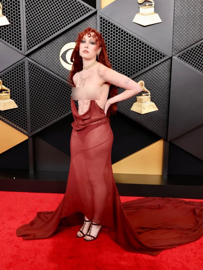 Chappell Roan trên thảm đỏ Grammy. Ảnh: Instagram
