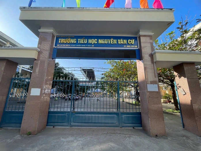 Trường Tiểu học Nguyễn Văn Cừ, nơi xảy ra vụ việc