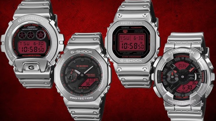 Bốn model mới trong gia đình G-Shock của Casio.