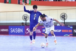 Video bóng đá Nhật Bản - Afghanistan: Hủy diệt "set tennis" (Futsal châu Á)