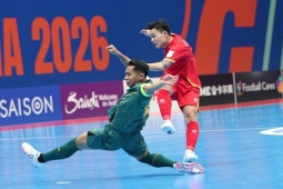 Video bóng đá Indonesia - Việt Nam: Đa Hải chói sáng, rượt đuổi kịch tính (Fustal châu Á)