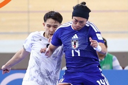 Video bóng đá Nhật Bản - Afghanistan: Hủy diệt "set tennis" (Futsal châu Á)