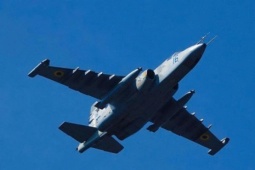 Giây phút cường kích Su-25 Ukraine trúng đòn tên lửa 'sát thủ' Nga