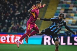 Video bóng đá Udinese - Roma: Bàn thua xui xẻo, hụt suất top 4 (Serie A)