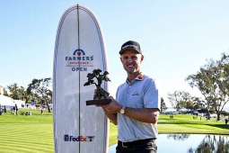 “Gừng càng già càng cay”, Justin Rose lập kỷ lục tại Farmers Insurance & chiến thắng Wire to Wire