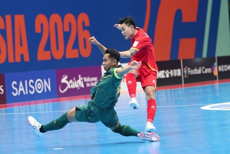 Video bóng đá Indonesia - Việt Nam: Đa Hải chói sáng, rượt đuổi kịch tính (Fustal châu Á)