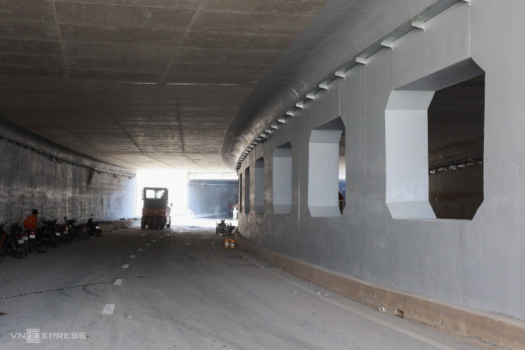 Hầm chui dài nhất nút giao An Phú trước khi thông xe - 4