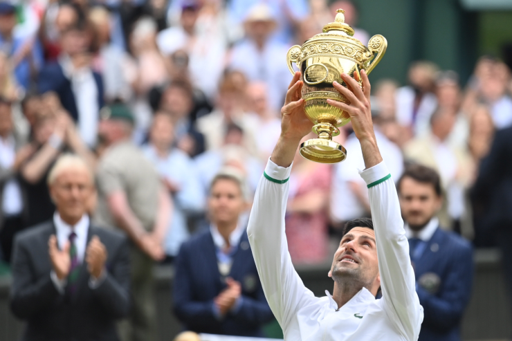 Chức vô địch Wimbledon gần nhất đến với Djokovic năm 2022
