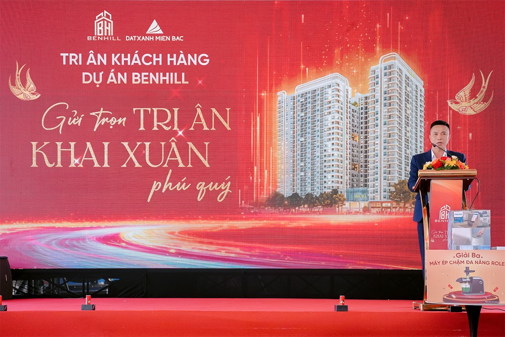 Đại diện Chủ đầu tư Benhouse Việt Nam phát biểu tại sự kiện