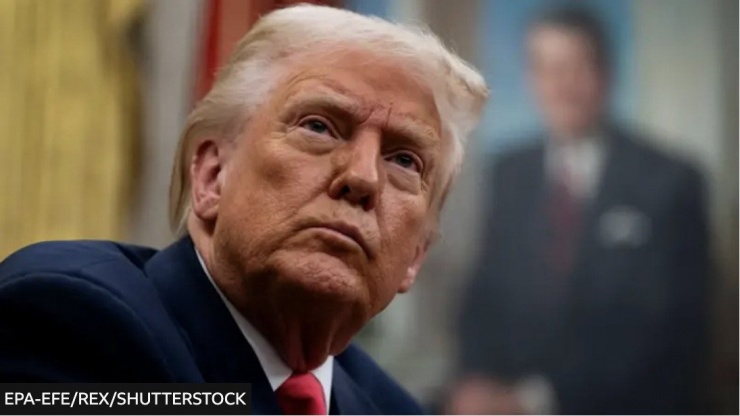 Tổng thống Mỹ Trump. Ảnh: EPA-EFE