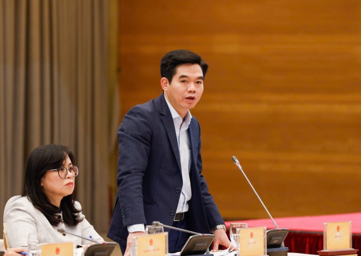 Cục trưởng Cục Tiền lương và Bảo hiểm xã hội Phạm Trường Giang. Ảnh: Như Ý