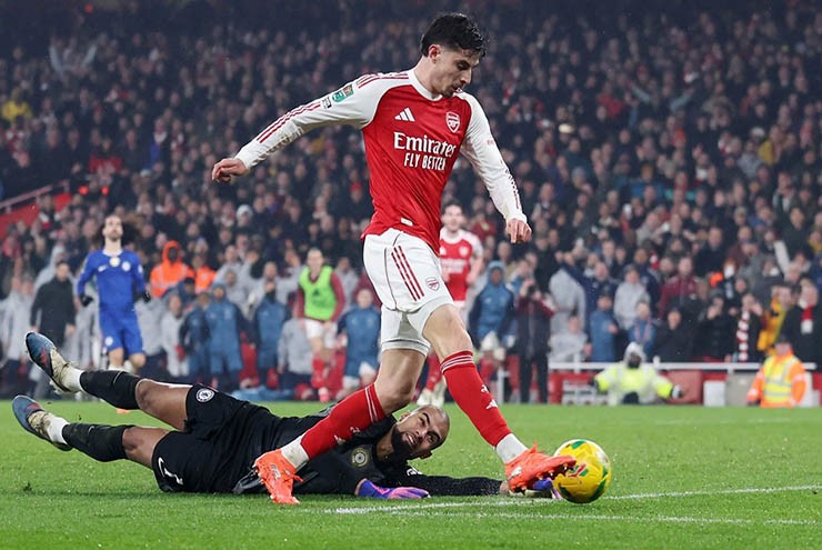 Arsenal hạ đẹp Chelsea: Cú tát từ Kai Havertz, "Pháo thủ" dệt mộng ăn bốn