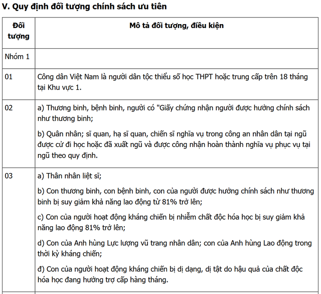 Cách tính điểm ưu tiên mới trong tuyển sinh đại học 2026 - 3