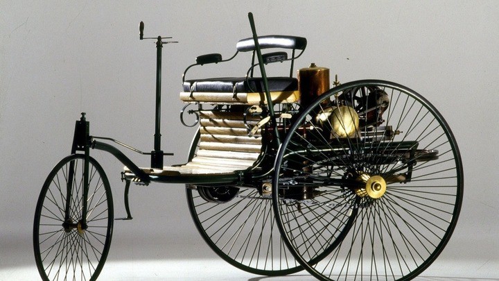 Benz Patent Motorwagen được Mercedes mô tả là mẫu ô tô đầu tiên trên thế giới. (Ảnh: Mercedes)