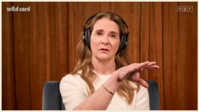 Melinda cho biết bà từng vô cùng đau khổ trong thời gian kết hôn với Bill Gates. Ảnh chụp màn hình