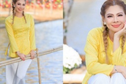 Thanh Thảo trẻ trung với áo bà ba