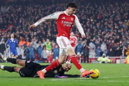 Arsenal hạ đẹp Chelsea: Cú tát từ Kai Havertz,  " Pháo thủ "  dệt mộng ăn bốn