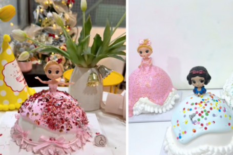 Kịch tính như 'mở túi mù', trend bánh kem chảy váy công chúa gây sốt TikTok