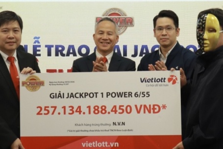 Người trúng độc đắc hơn 257 tỷ đồng là doanh nhân tại TP.HCM