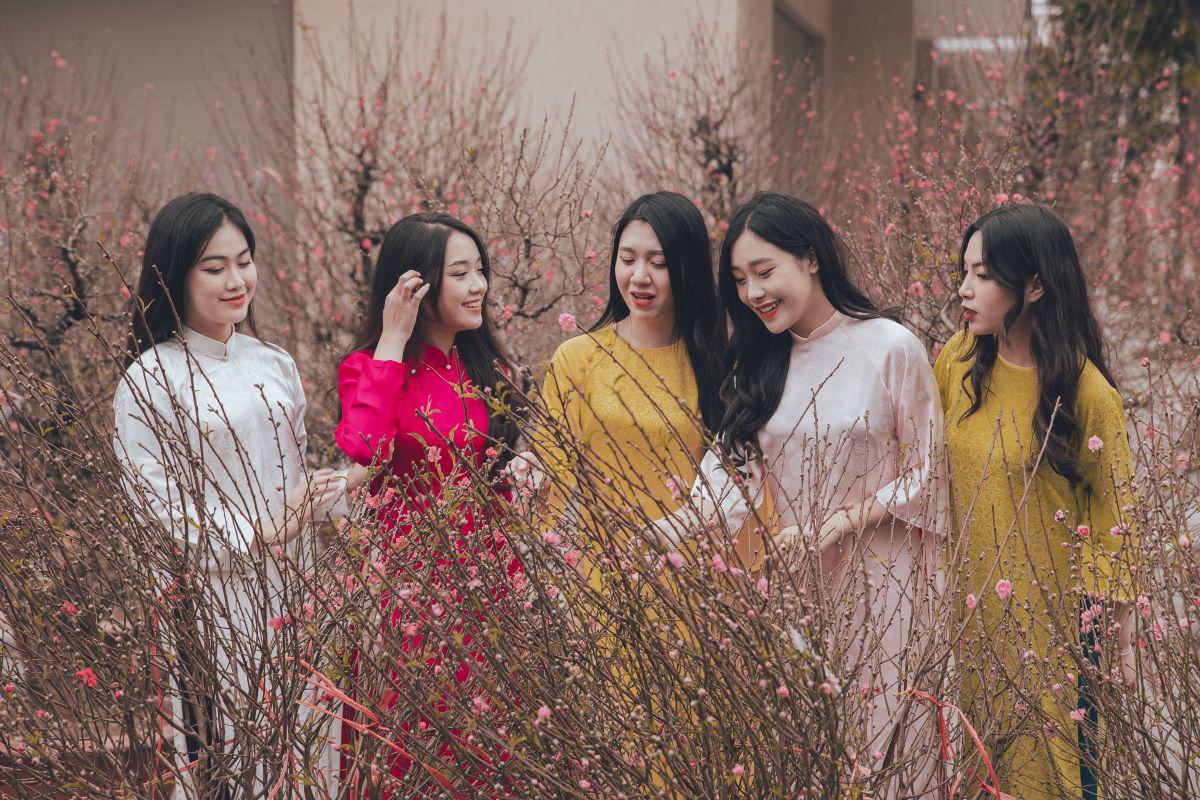 Đường hoa đào – mai rực rỡ sẽ là một trong những điểm check-in không thể bỏ lỡ tại Lễ hội Xuân - Green Paradise Tet Fest