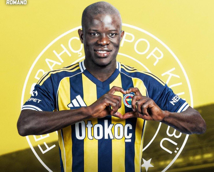 Kante gia nhập&nbsp;Fenerbahce