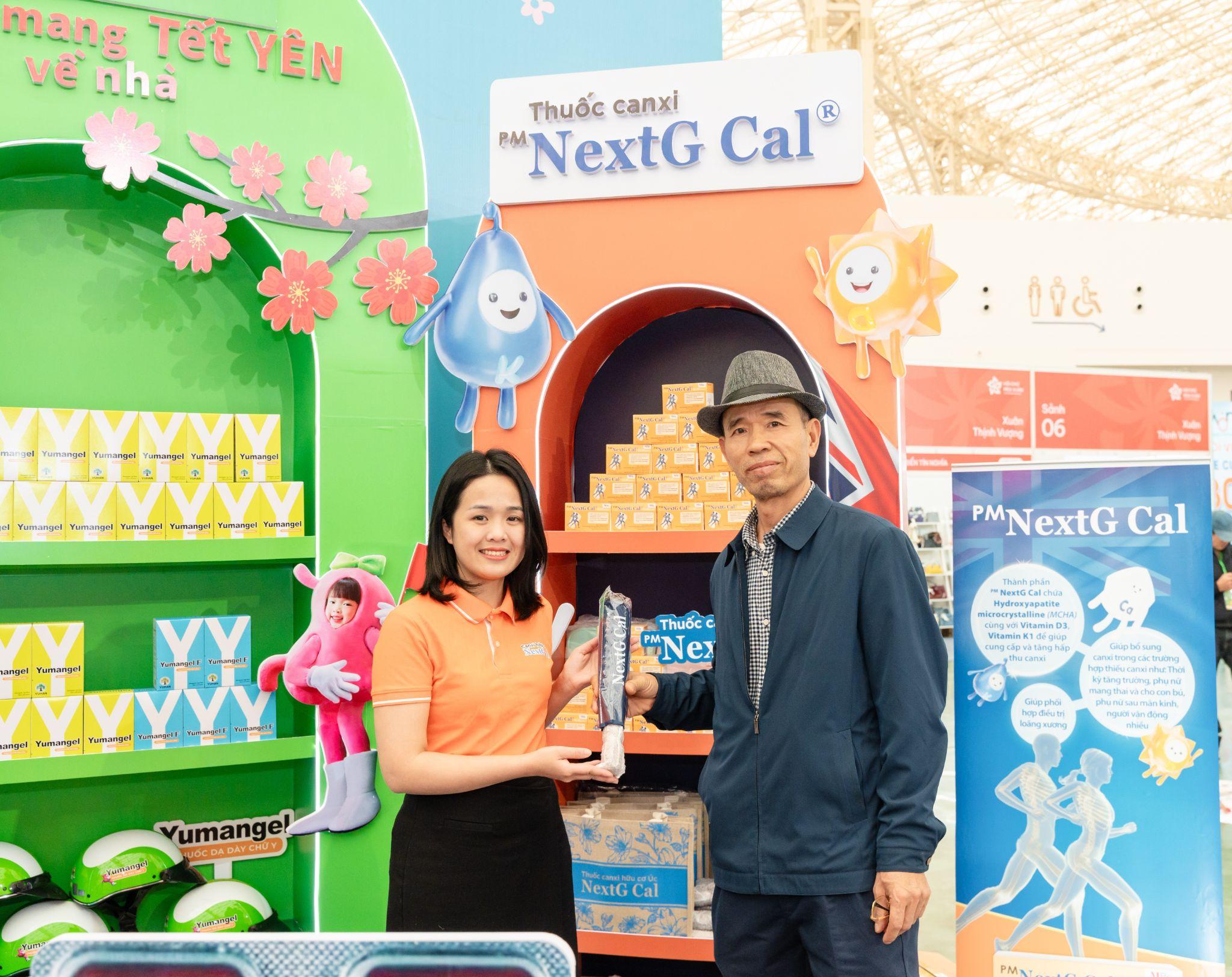 Không gian kết nối - trải nghiệm tại gian hàng thuốc canxi PM NextG Cal
