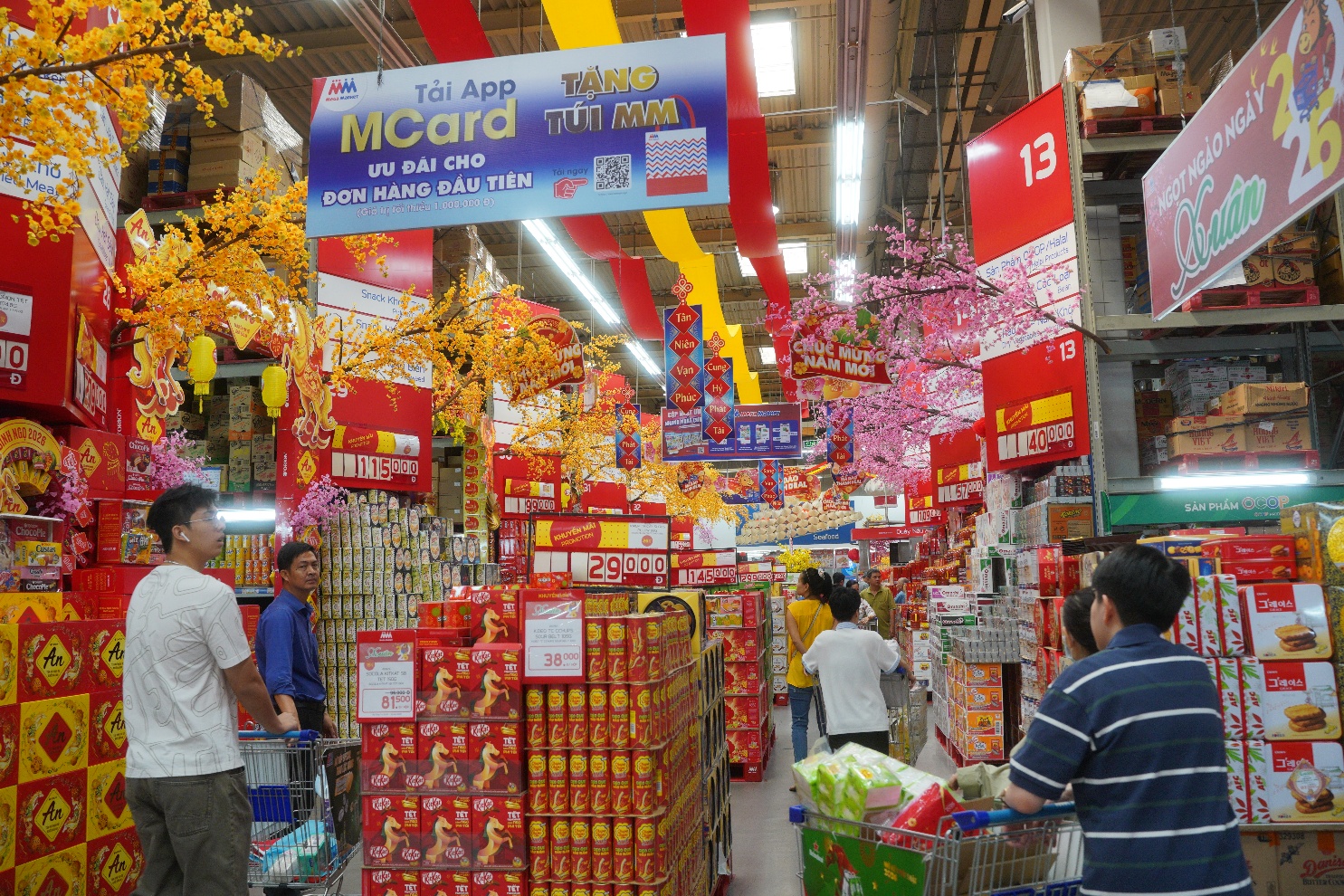 MM Mega Market Việt Nam tăng cường thời gian hoạt động để phục vụ nhu cầu mua sắm tăng cao của khách hàng.