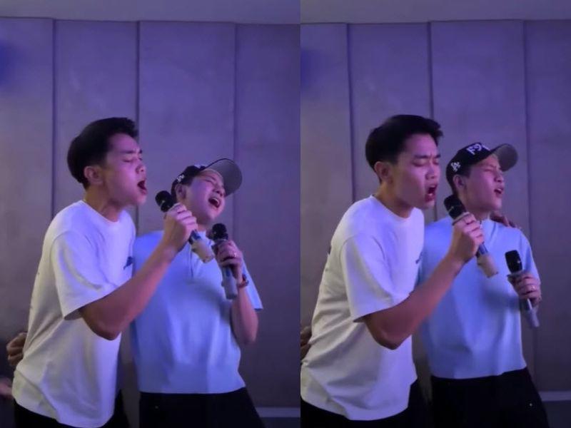 Đình Bắc "phiêu" khi song ca cùng idol của mình