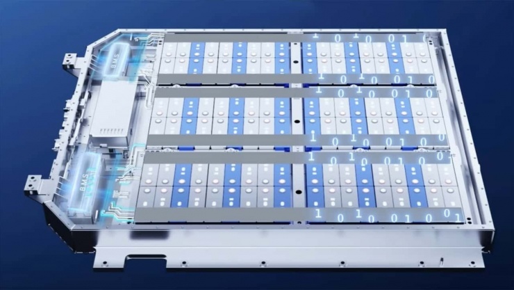 Mô hình pin sạc siêu nhanh 5C của CATL. Ảnh: EVdances