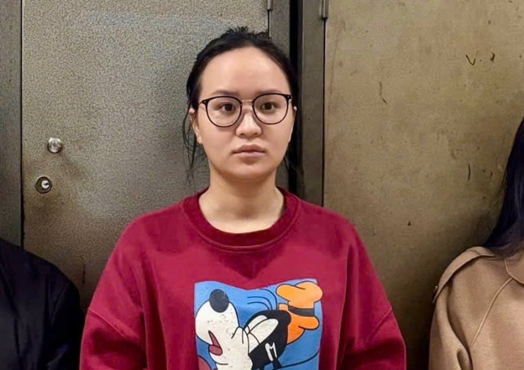 Bùi Thị Phương Linh tại cơ quan điều tra