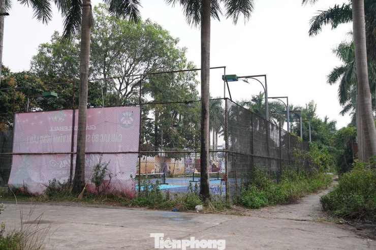 Một sân pickleball khác gần đó cũng đang hoạt động