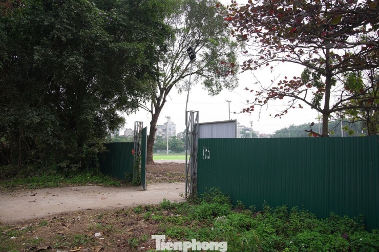 Sân bóng bên trong khu sinh thái