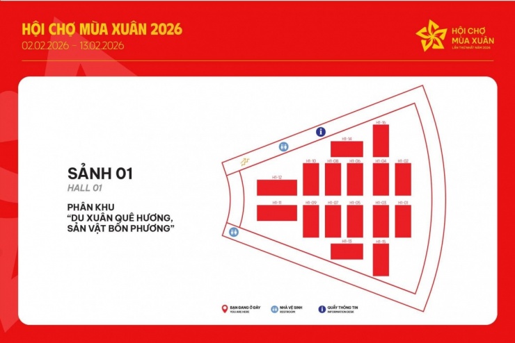 Đến với không gian Hội chợ tại VEC, việc du xuân sẽ trở nên nhẹ nhàng và đơn giản hơn khi bạn biết mình nên bắt đầu từ đâu. Và hành trình ấy luôn có DigiMap đồng hành ngay từ bước đầu tiên.