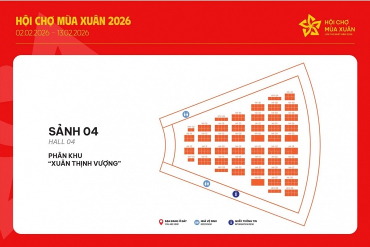 Sảnh 4,5 - Phân khu “Xuân Gia đình - Tiêu dùng Tết”