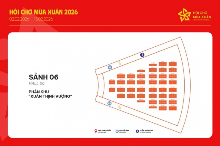 Hội chợ được thiết kế với quy mô khoảng 100.000m² diện tích trong nhà và hơn 45.000m² không gian ngoài trời, gồm 10 sảnh trưng bày, mỗi sảnh khoảng 10.000m², với khoảng 3.000 gian hàng tiêu chuẩn cùng các khu vực phục vụ hoạt động văn hóa, ẩm thực và trải nghiệm.