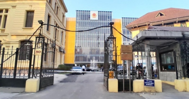 Trụ sở của Bộ Xây dựng ở 80B Trần Hưng Đạo. Ảnh: HA.