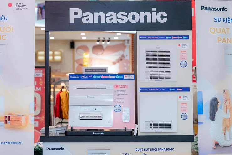 Không gian phòng tắm thư giãn và ấm áp với giải pháp quạt hút sưởi Panasonic