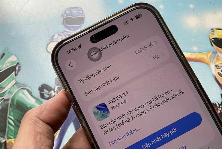 iOS 26.2.1 đã được phát hành vào tuần trước.