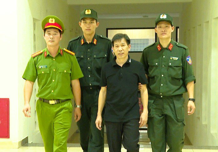 Nguyễn Văn Mai (tức Mạnh "gỗ") lúc bị khởi tố, bắt giam. Ảnh: Công an Thanh Hóa