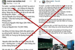 Bác tin 'Lại thêm 3 cán bộ CSGT hy sinh trên cao tốc'