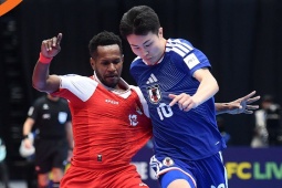 Trực tiếp futsal Indonesia - Nhật Bản: Bàn thắng thứ 2, chủ nhà hưng phấn (Vô địch châu Á)