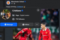 Tin mới nhất bóng đá chiều 5/2: MU nhầm lẫn tệ hại khi chúc mừng sinh nhật Ronaldo