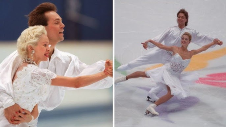 Hình ảnh về phần thi khiêu vũ trên băng năm 1998