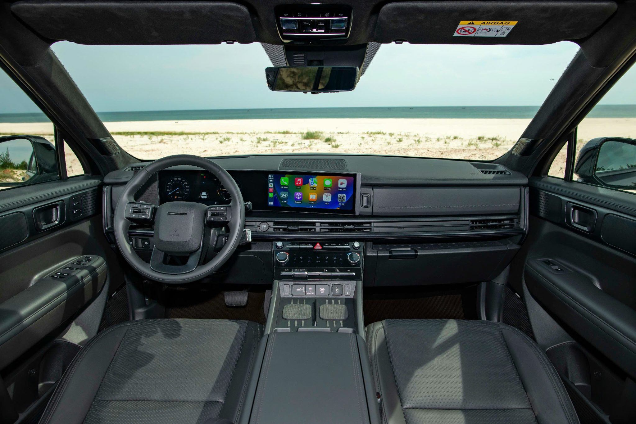 Nội thất Hyundai&nbsp;SantaFe Exclusive 2025.