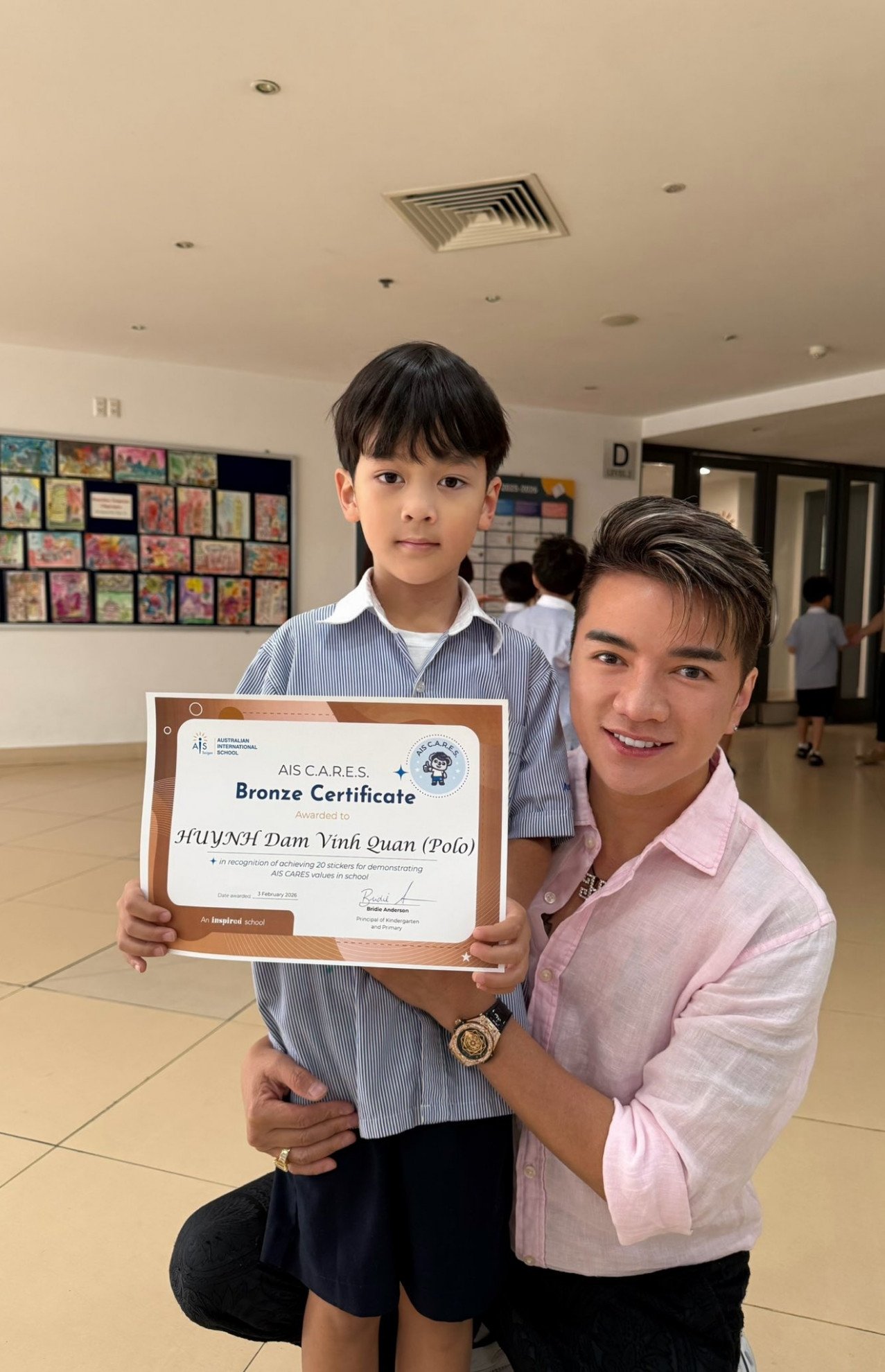 Đàm Vĩnh Hưng xem con trai là "lá chắn" lớn nhất.&nbsp;